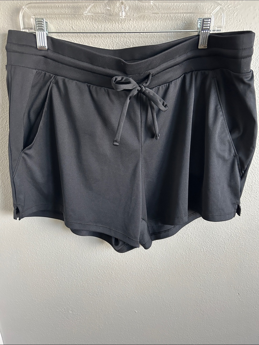 all in motion Black Athletic Drawstring Waist Shorts with Pockets